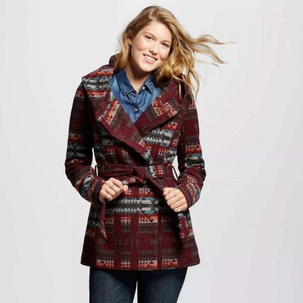 Mossimo Supply Aztec Print Coat